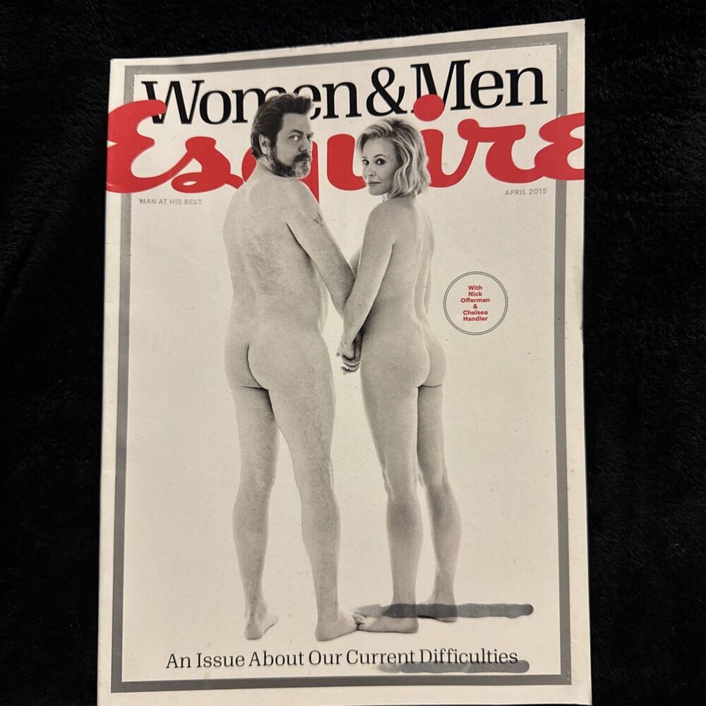 Esquire Magazine April 2015 Women & Men Nick Offerman Chelsea Handler